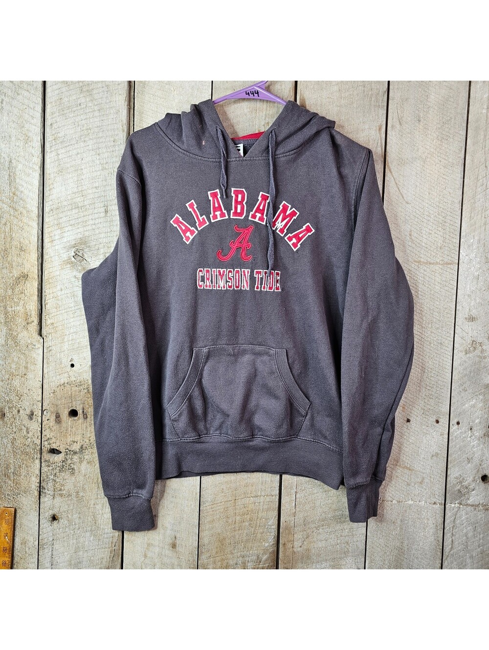 Alabama Crimson Tide Hoodie Men’s Medium Gray Pullover Sweatshirt NCAA